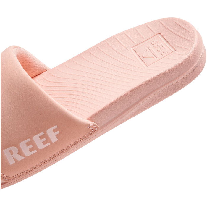 2024 Reef Womens One Slide Flip Flops CJ4121 - Peach Parfait